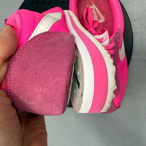 Nike Classic Cortez “Pink Blast” Women’s 9 Nylon Sneakers 749864-610 - Picture 8 of 9